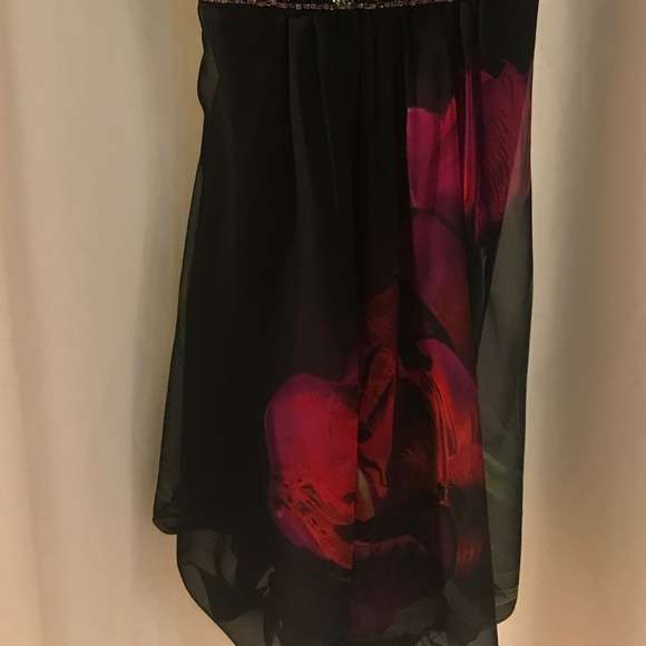 💫Sue Wong Nocturne Dress Beaded Gems Cross Back 8 - Picture 7 of 7